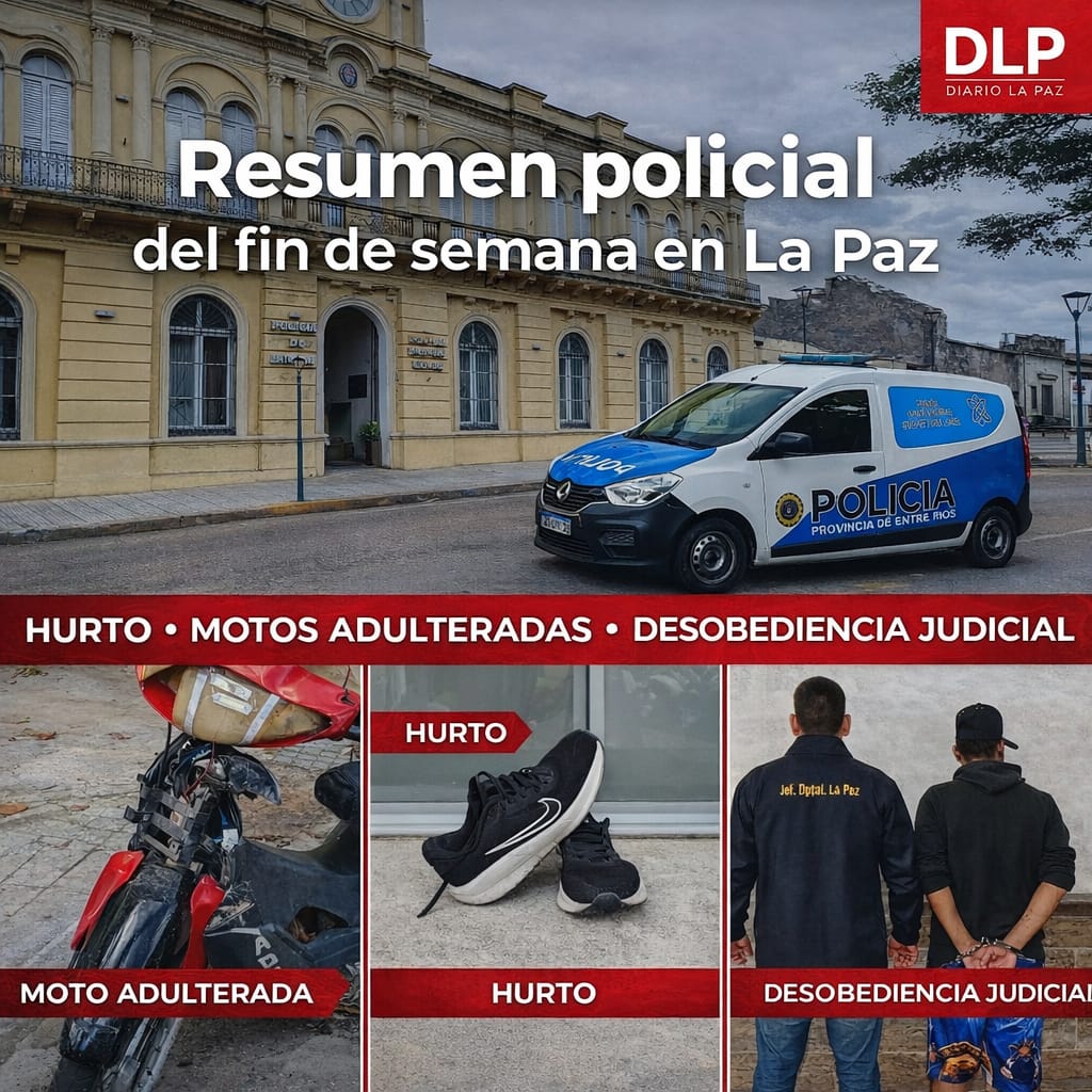 Hurto, motos adulteradas y desobediencia: resumen policial del fin de semana en La Paz